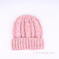 Double couche de bonnet en tricot